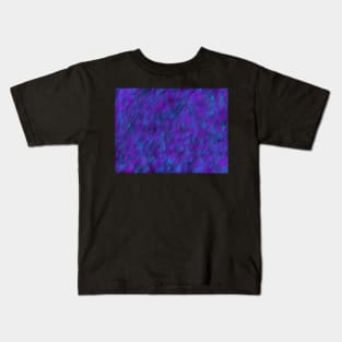 Pink blue abstract Kids T-Shirt